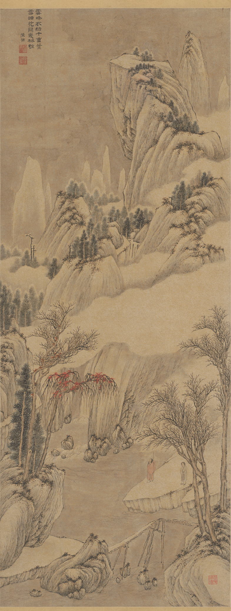 图片[1]-Chen Naoyun Snow Vast Axis-China Archive